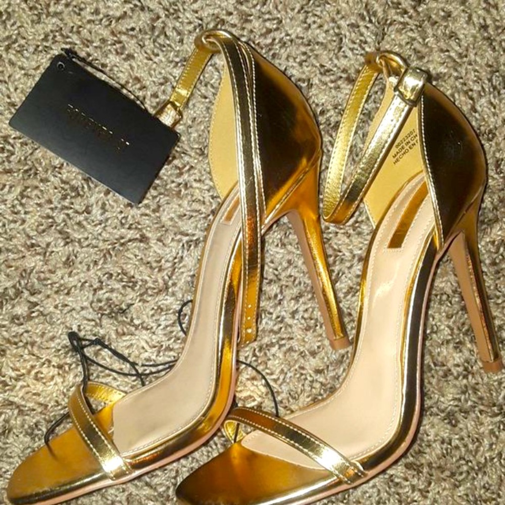 Gold heels